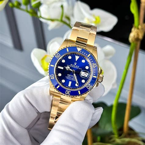 replica rolex submariner blue face gold ban|rolex blue submariner 2022.